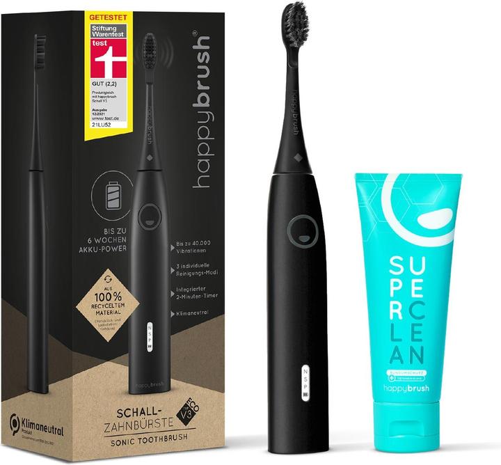 Immagine prodotto happybrush StarterKit Schall Vibe 3 (Spazzolino sonico)