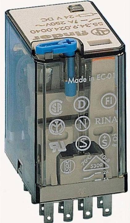 Image du produit Finder 55.34.9.024.0040 Relais enfichable 24 V/DC 7 A 4 inverseurs 1 pc.
