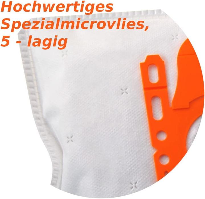 Immagine prodotto Plutoos Sacchetto Hoover a 5 veli per Siemens Bosch adatto e compatibile con Swirl S62 S67 S68 S73 Y94