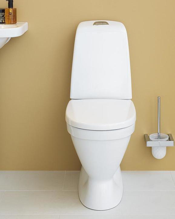Produktbild Gustavsberg Nautic 1510HF C+ toilet 2/4 L med P-lås uden saede og åben skyllerand