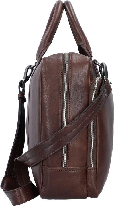 Actual product image Plevier Vintage Bill Aktentasche Leder 40 cm Laptopfach (17.32")