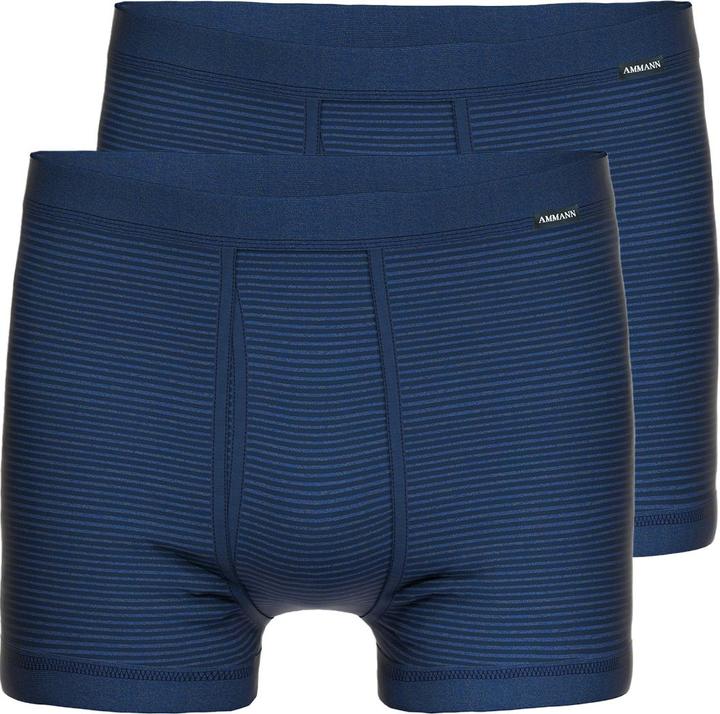 Produktbild Ammann 2er Pack Jeans Feinripp Retro-Short / Pant mit Eingriff (5XL, 2er Pack)