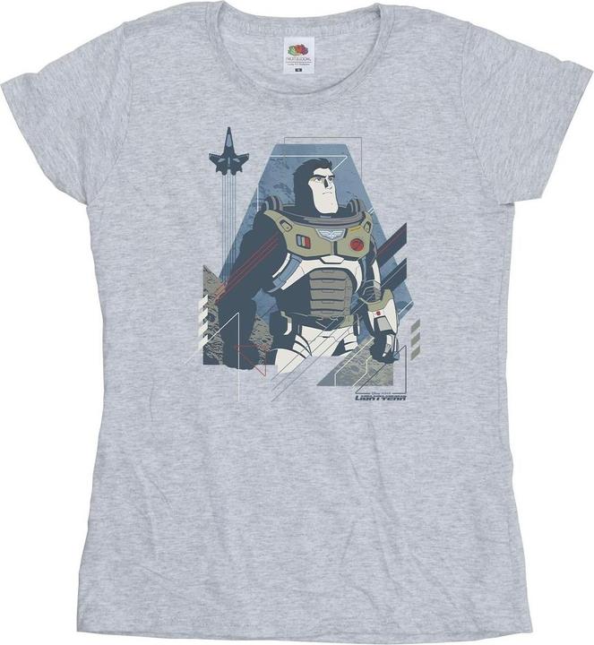 Actual product image Disney Womens/Ladies Lightyear Look To The Stars Cotton T-Shirt (M)
