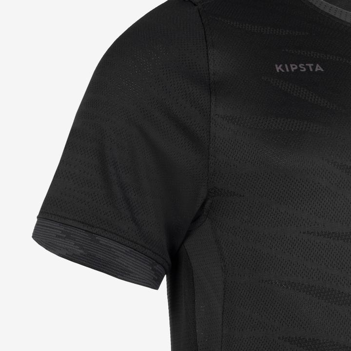 Immagine prodotto Kipsta Maglia da calcio da donna/uomo a maniche corte - CLR nero (XXL)