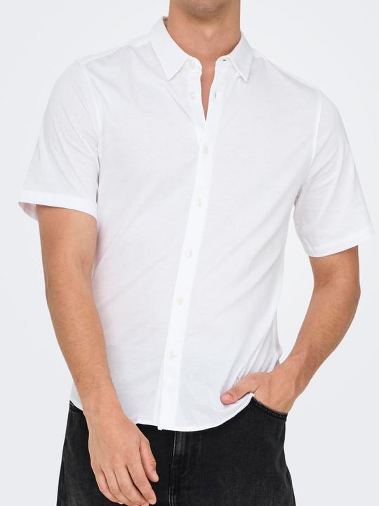 Produktbild Only & Sons Onsrobin Button Under Ss Stretch Shirt (S)