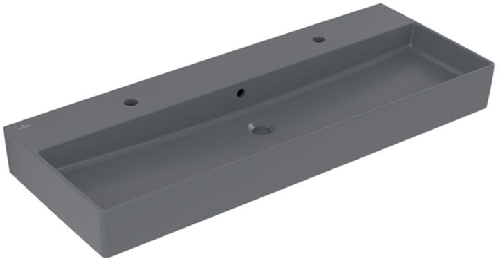 Image du produit Villeroy & Boch V&B lavabo 2.0 MEMENTO 1200x470mm m ÜL f 2x 1-L Arm graphite C+ (470 mm, 1200 mm)