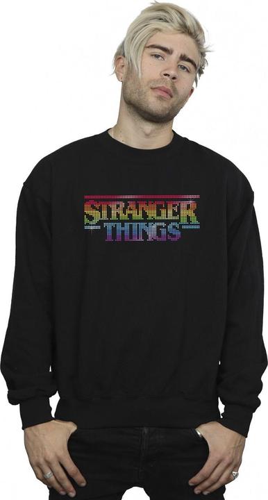 Produktbild Netflix Stranger Things Rainbow Dot Logo Sweatshirt (XXL)