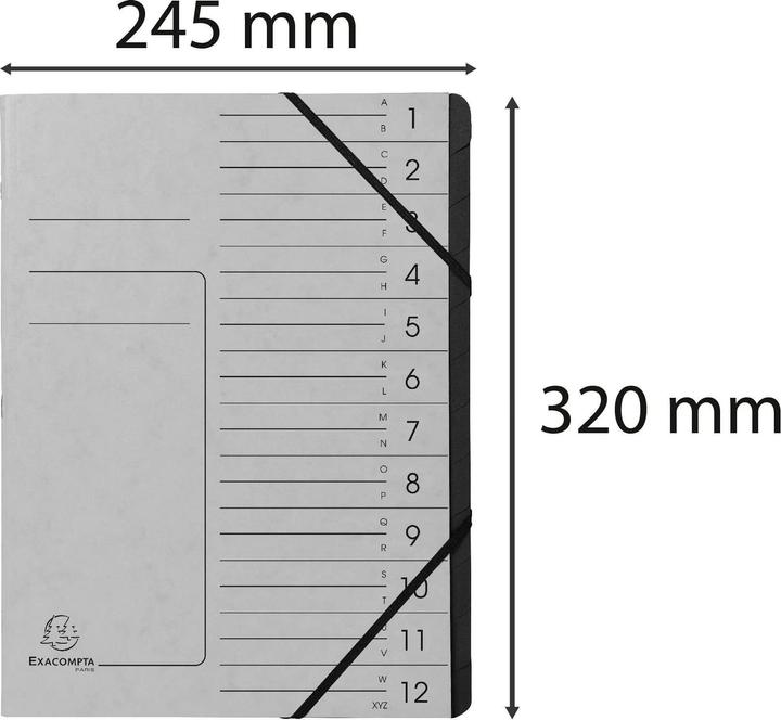Produktbild Exacompta Geheftete Ordnungsmappen (A4, 1 x)