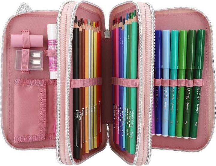 Productafbeelding Depesche TOPModel 3-vaks etui Leo WILD