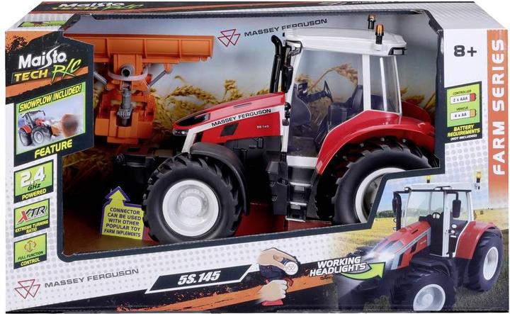 Produktbild Maisto Massey Ferguson Traktor mit Schneepflug