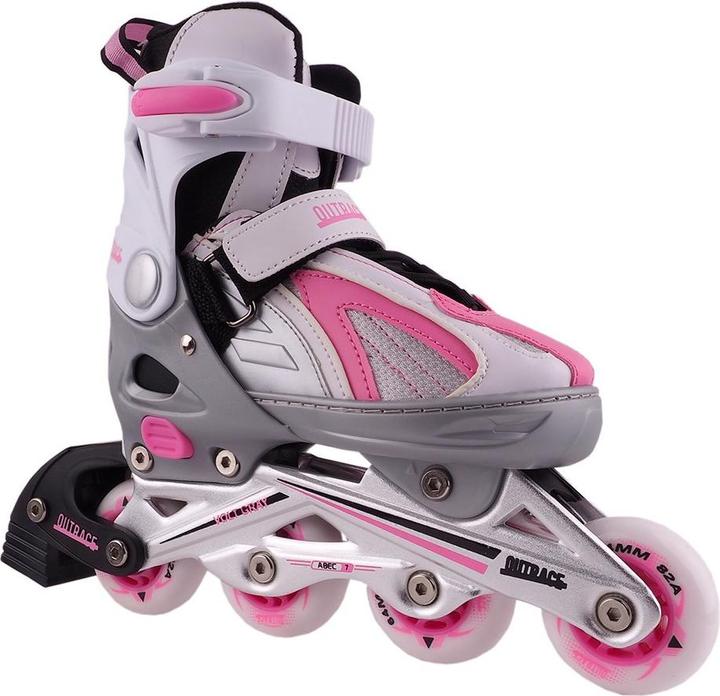 Outrace Schlittschuhe Voltgrau grau-rosa PW-126B-9 (40-43) (40, 41, 42, 43)