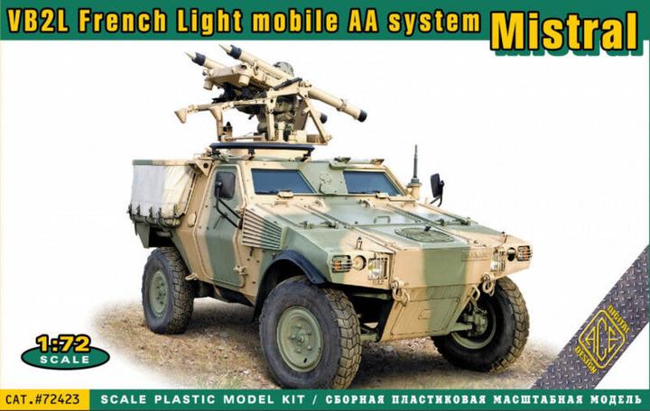 Immagine prodotto Ace Mistral VB2L Sistema francese di dispositivi mobili leggeri AA (chassie lunghe)
