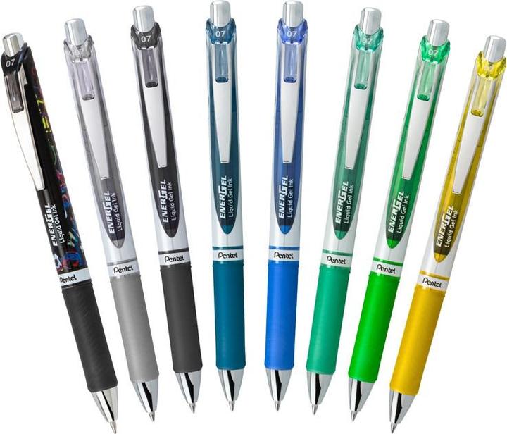 Image du produit Pentel Roller à encre EnerGel (Multicolore, 8 x)