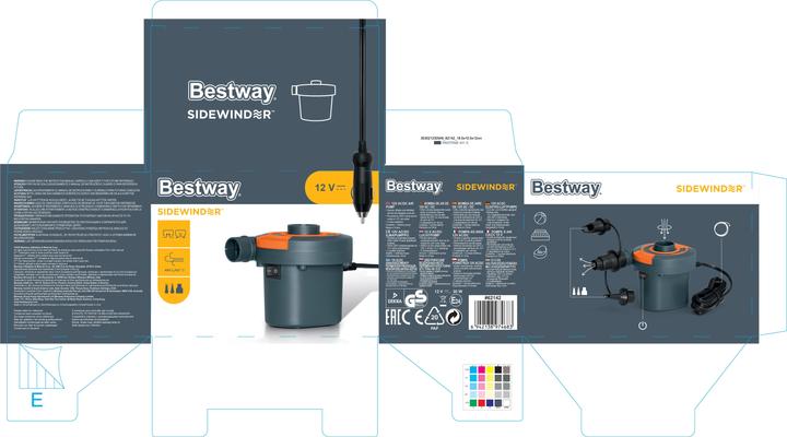 Actual product image Bestway Air Pump 12 AC/DC Air Pump