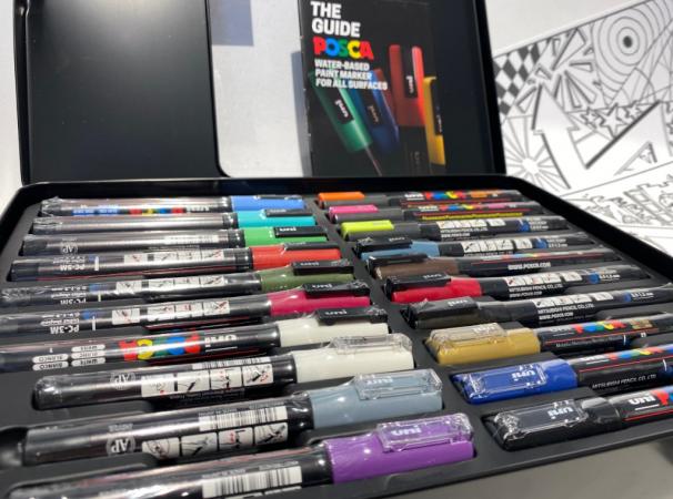 Produktbild Posca Marker "Street Art" 20er Set in Metallbox (Mehrfarbig, 20 x)