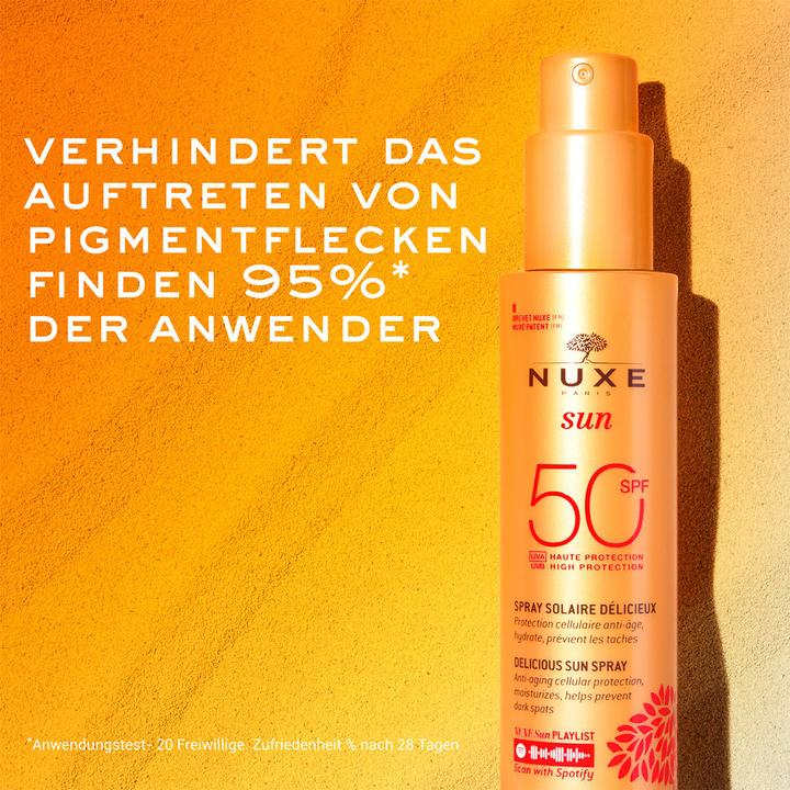 Produktbild Nuxe Sun Set Sonnenspray Gesicht & Körper LSF 50 + After-Sun-Duschshampoo (Sonnenspray, SPF 50, 250 ml)