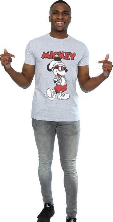 Actual product image Disney Mens Mickey Mouse Hipster T-Shirt (L)