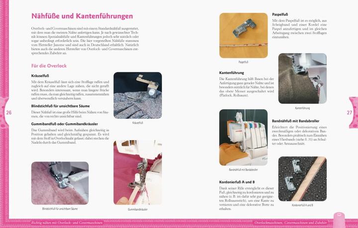 Image du produit Richtig nähen mit Overlock- und Coverlock-Maschinen (Allemand, Christelle Beneytout, 2021)