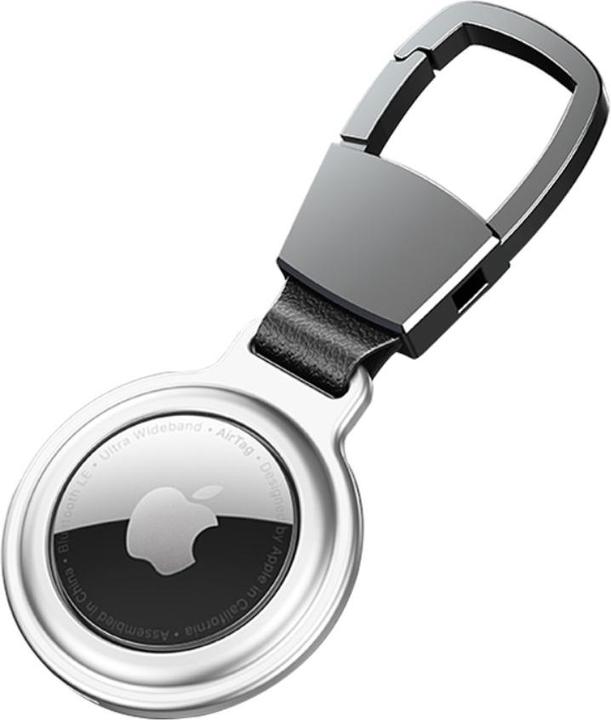 Produktbild Ueli Express Aluminium Magnetische Schlüsselanhänger Halterung für Apple AirTag Silber