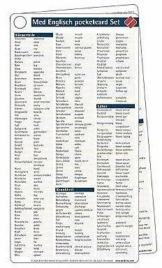 Image du produit Medizinisches Englisch pocketcard Set (Allemand, Anglais, Börm Bruckmeier, 2011)