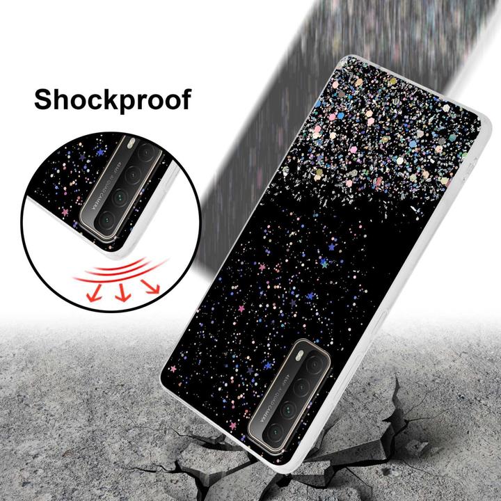 Image du produit Cadorabo Coque pour Huawei P SMART 2021 TPU funkelnder Glitter (Huawei P Smart (2021))