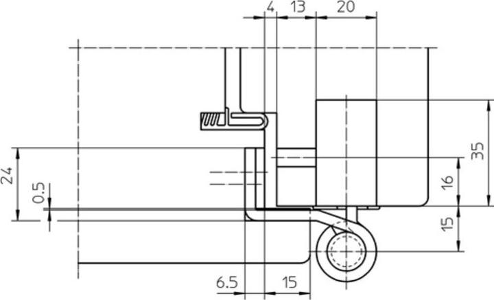 Productafbeelding Simonswerk Toegangsdeurscharnieren BAKA Protect 4010 3D en 3D FD