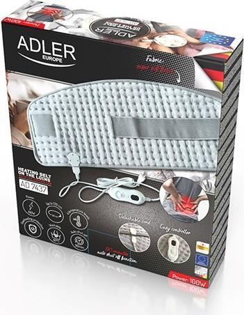 Produktbild Adler AD 7437 Heating belt on the loins, Grey