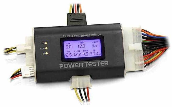 Actual product image Delock Power supply tester III with LCD