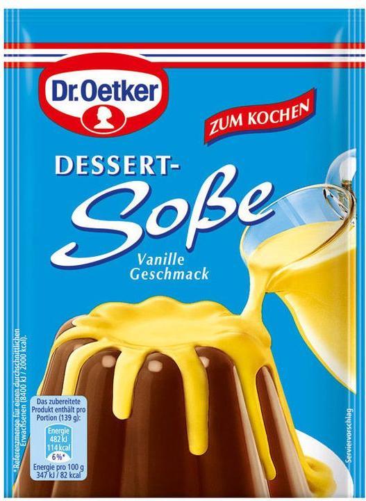 Produktbild Dr. Oetker Dessertsosse Vanille (51 g)