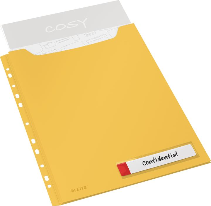 Immagine prodotto Leitz Inserto Cartella Cosy Privacy Maxi Cover Giallo (A4, 3 x)
