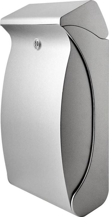Immagine prodotto Burg Wächter Cassetta per le lettere in plastica LxHxP 271/419/129 mm Swing silver con fermo di apertura +