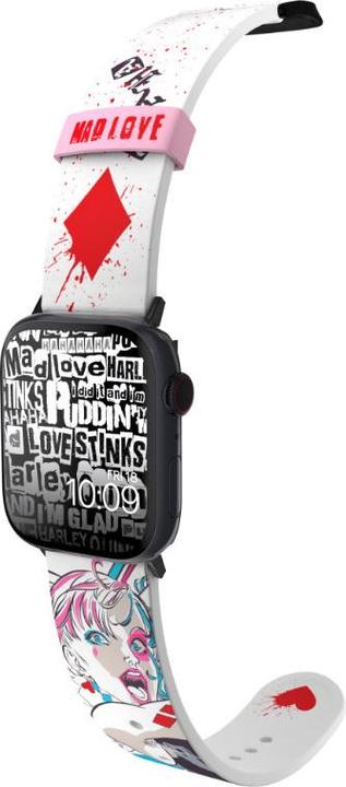 Produktbild Moby Fox Armband Smartwatch Harley Quinn Mad Love 22 mm (22 mm, Edelstahl, Silikon)