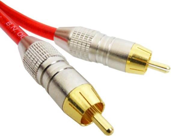 Produktbild RØDE Cinch-Kabel RCA Kabel 2x Stecker Rot 3m (3 m, Cinch)