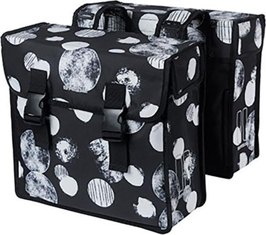 Produktbild Basil MARA XL SPHERE 35L Doppel-Stadtrucksack, Universal Bridge System, wasserdicht schwarz grau (NE (35 l, Gepäckträgertasche)