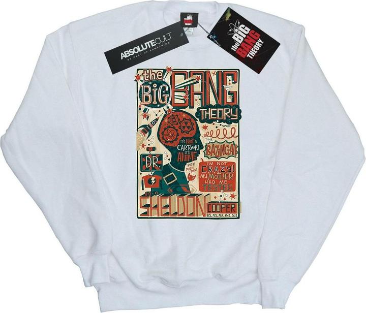 Produktbild Big Bang Theory Infografik Poster Baumwoll Sweatshirt (XL)