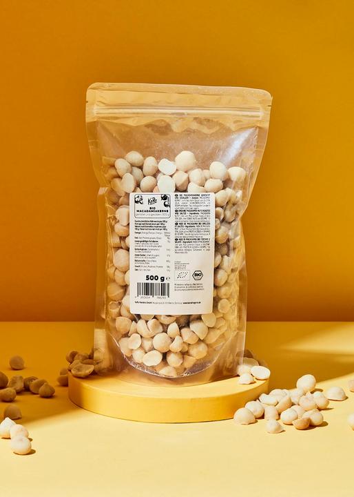 Produktbild KoRo Bio Macadamiakerne geröstet und gesalzen (500 g)