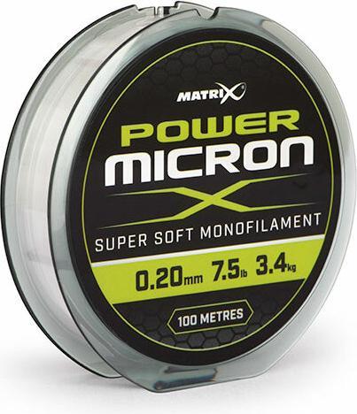 Image du produit Matrix ligne monofilament power micron x 100m (4.31 kg, 23 mm)