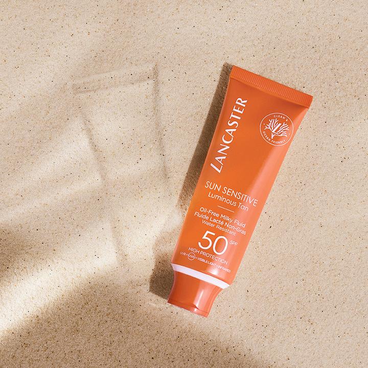 Produktbild Lancaster Clean Sun Sensitive Milky Fluid (Sonnencreme Gesicht, SPF 50, 50 ml, 150 g)