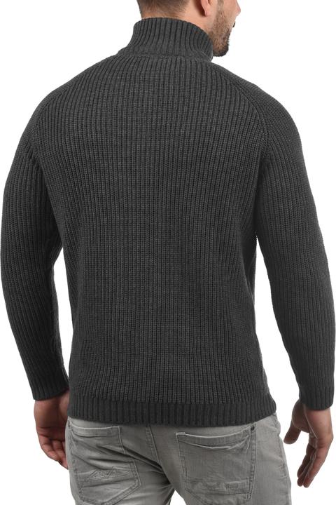 Immagine prodotto Solid Xenos Cardigan Giacca In Maglia Grossa Maglieria Da Uomo Con Collo Alto In Cotone 100% (XXL)