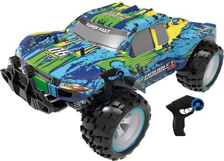 Immagine prodotto Double Auto telecomandata RC 1:18 Eagle (verde) Buggy (alta velocità) E330-003 (RTR pronto all'uso)