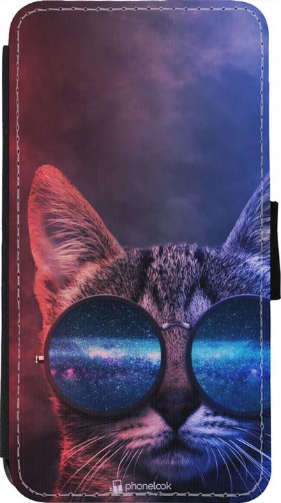 Actual product image PhoneLook Cover Wallet Black Red Blue Cat Glasses (Apple iPhone 11 Pro)