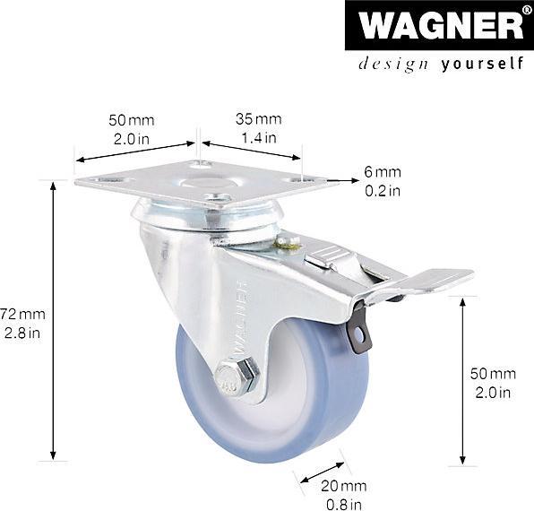 Produktbild Wagner System Lenkrolle