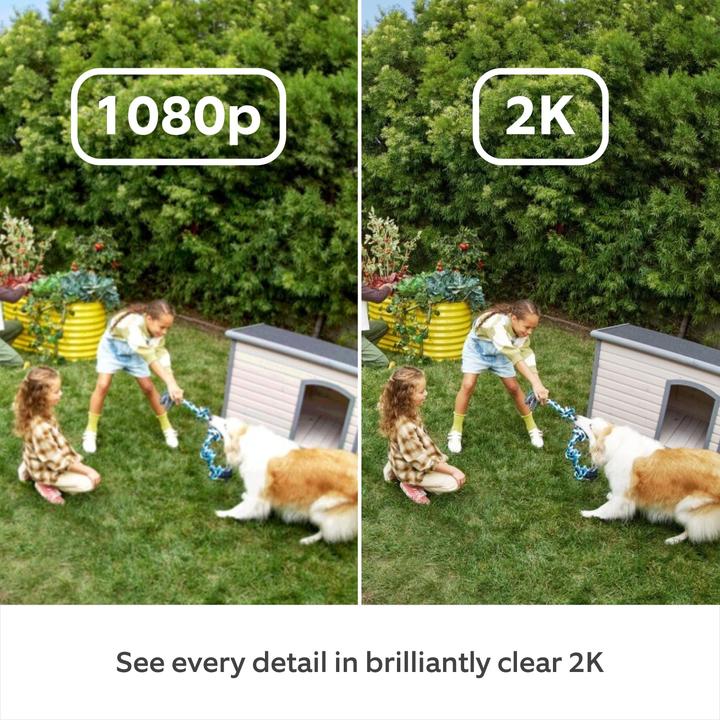 Actual product image Ring Outdoor Cam Plus - Battery - White - EU (2048 x 1080 Pixels)