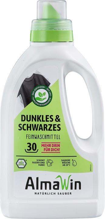 Produktbild Alma Win Waschmittel für dunkle + schwarze Wäsche (25 Waschgänge, Flüssig)