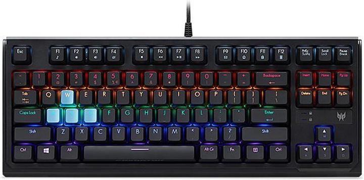 Actual product image Acer Predator Aethon 301 TKL Keyboard USB QWERTY English Black (DE, Cable)