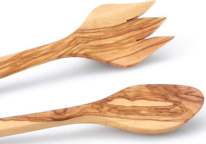 Produktbild Continenta Olivenholz Salatbesteck Nr.2, 30.5 cm (Salatbesteck)