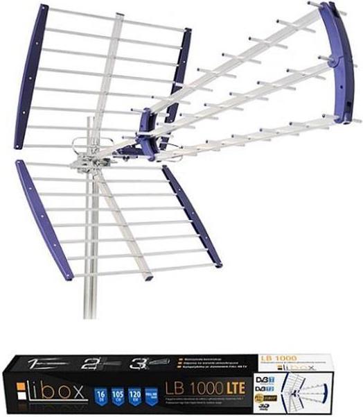 Actual product image Libox LB1000 Outdoor Antenna 16.5 dB Type F (Parabolic antenna, 16.50 dB, DVB-T / -T2)