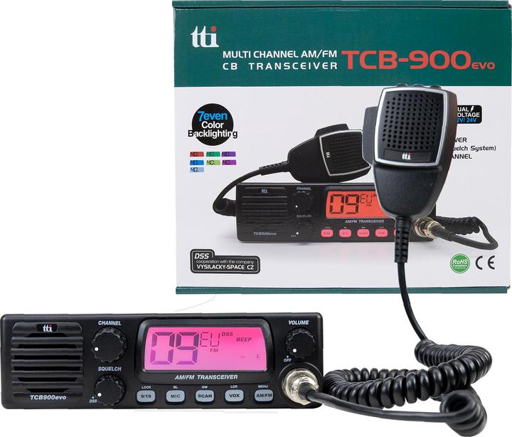 Immagine prodotto Aim TTi TCB 900evo - Radio CB - 12/24 Volt - AM/FM -
