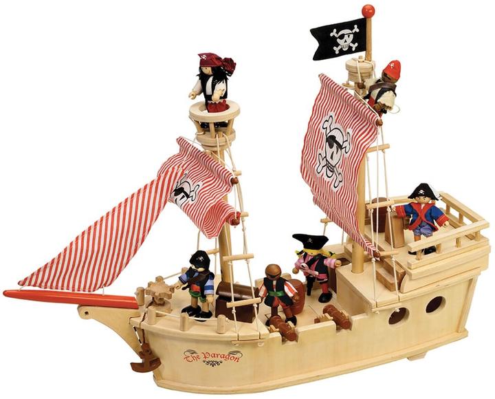Produktbild Bigjigs Tidlo Das Paragon Piratenschiff
