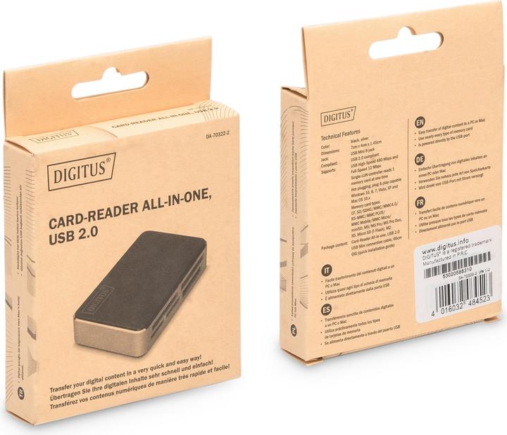 Actual product image Digitus All-in-one (Type-B, USB)